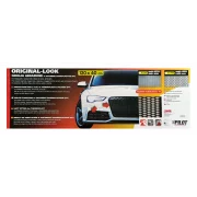 Plasa grila spoiler plastic Negru - Hexagon mare 15x35mm - 120x40cm