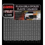 Plasa grila spoiler plastic Negru - Hexagon mic 8x18mm - 120x40cm