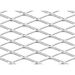 Plasa grila spoiler Racing Argintiu - Medium 6x12mm - 120x20cm
