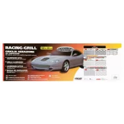 Plasa grila spoiler Racing Argintiu - Small 2x4mm 100x33cm
