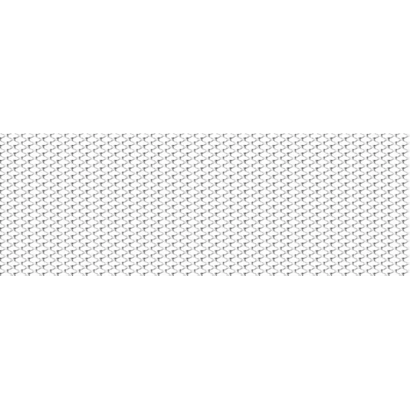 Plasa grila spoiler Racing Argintiu - Small 2x4mm 100x33cm