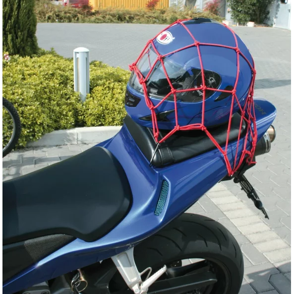 Plasa pentru fixat bagaje 42x42cm Spider - Rosu