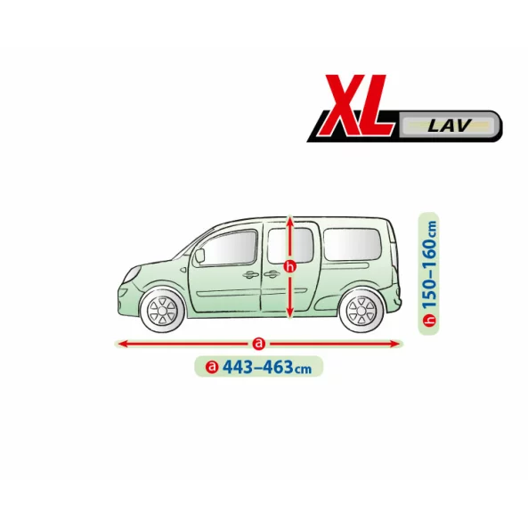 Prelata auto completa Mobile Garage - XL - LAV