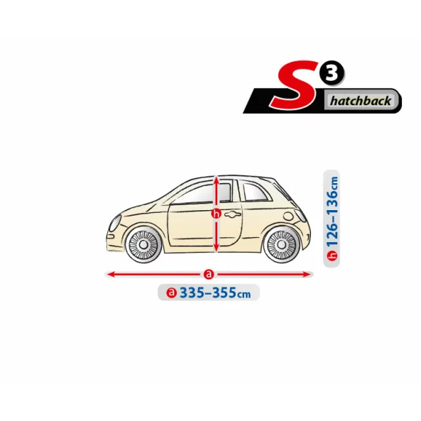 Prelata auto completa Optimal Garage - S3 - Hatchback