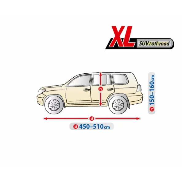 Prelata auto completa Optimal Garage - XL - SUV/Off-Road