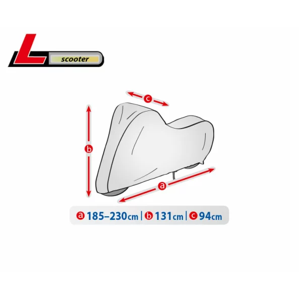 Prelata scuter Basic Garage - L
