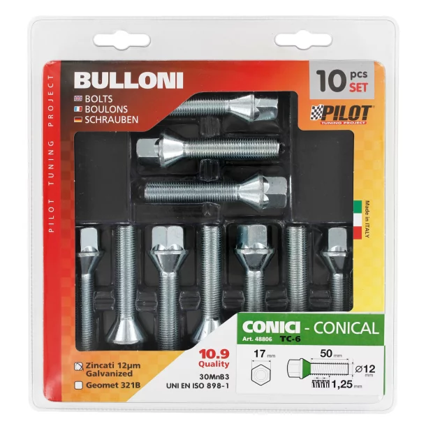 Prezoane jante conice 10buc - TC6
