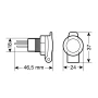 Priza auto incorporabila DIN - 12/24V 16A - Lampa - Resigilat