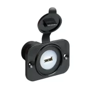 Priza auto incorporabila USB, 12/24V 2100mA, Ext-7 Lampa