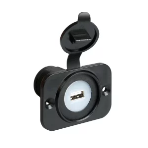 Priza auto incorporabila USB, 12/24V 2100mA, Ext-7 Lampa