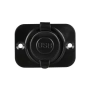 Priza auto incorporabila USB A si USB C, 12/24V 3000mA, Ext-12 Lampa