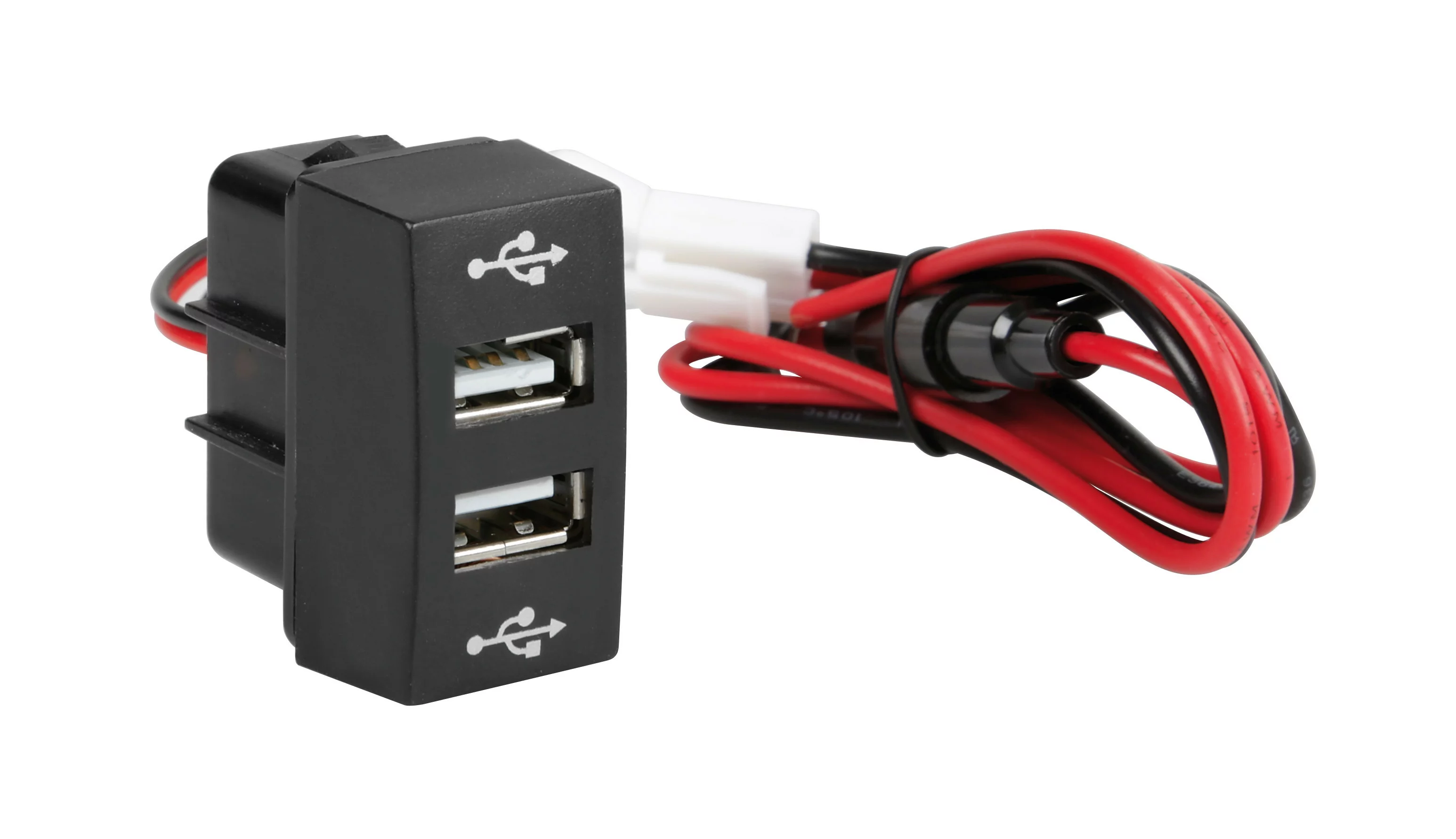 Priza dubla USB incorporabila 12/24V camion - Mercedes - Resigilat