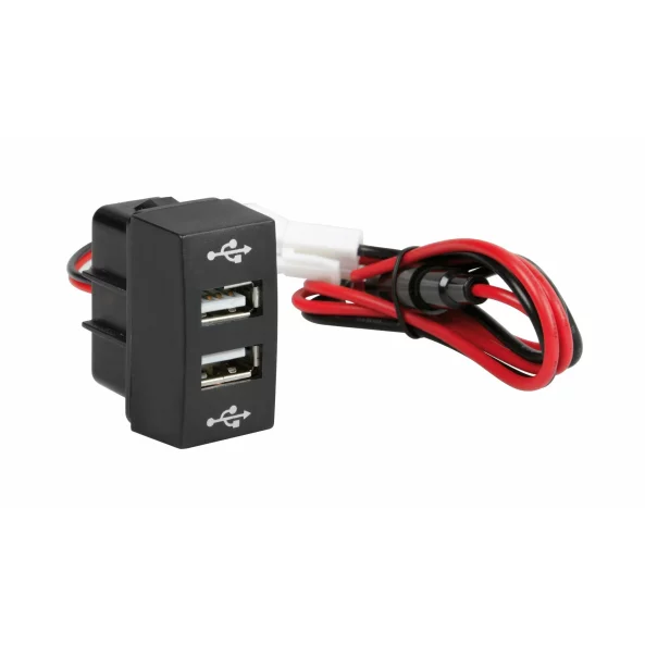 Priza dubla USB incorporabila 12/24V camion - Mercedes - Resigilat