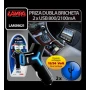 Priza dubla USB la bricheta 12/24V - 800/2100 mA