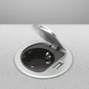 Priză incorporabila, cu cablu + USB