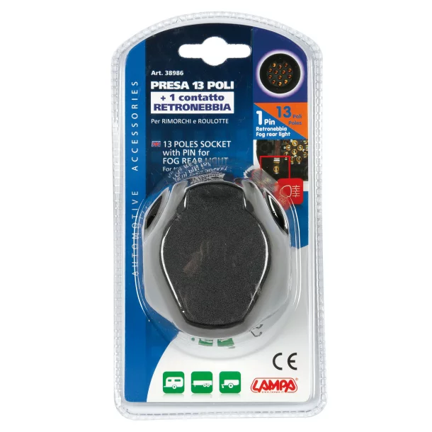 Priza remorca plastic 13 poli Lampa