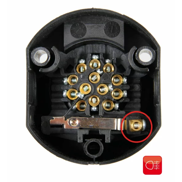 Priza remorca plastic 13 poli Lampa