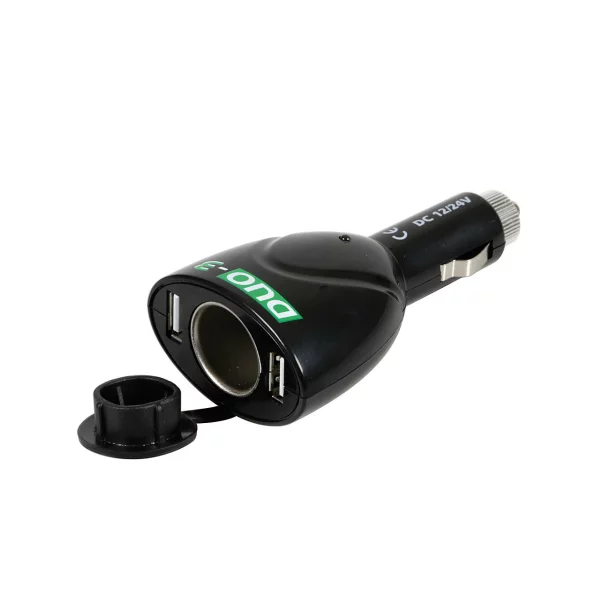 Priza tripla bricheta Duo-3 12V + USB