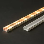 Profil U din aluminiu pt. benzi LED 2000x17x8mm