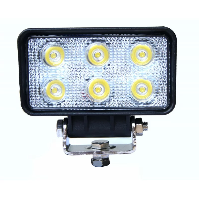 Proiector cu LED din metal dreptunghiular 18W 12/24V Kamar