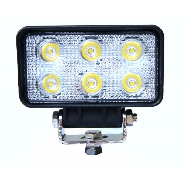 Proiector cu LED din metal dreptunghiular 18W 12/24V Kamar
