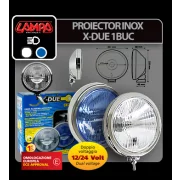 Proiector inox X-Due 1buc - Alb
