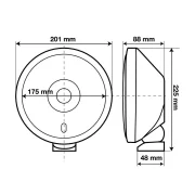 Proiector inox X-Due 1buc - Alb
