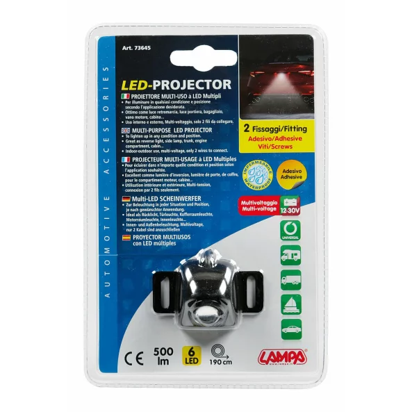 Proiector mers inapoi cu LED multifunctional - 12/30V