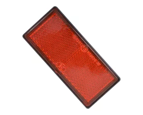 Reflectorizant catadioptru 86x40mm cu adeziv 1buc - Rosu