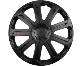Set capace roti auto Cridem Evo 4buc - Negru - 16&#039;&#039;