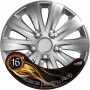 Set capace roti auto Cridem Rapide NC 4buc - Argintiu/Crom - 16&#039;&#039;
