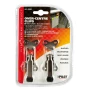 Set cleme fixare, pentru usa cutie scule camion 2buc - Crom