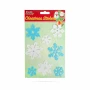 Set de autocolante de pâslă 3D, fulgi de zăpadă - 15 x 20 cm - 8 buc / pachet