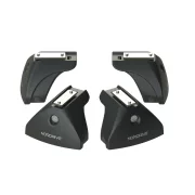 Set picioare Evos LP cu profil redus, pentru toata gama de bare portbagaj Nordrive, 4buc