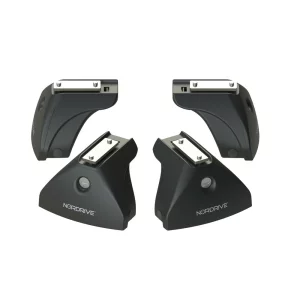 Set picioare Evos LP cu profil redus, pentru toata gama de bare portbagaj Nordrive, 4buc