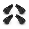 Set picioare Evos RA Rail Alu, pentru bare din aluminiu Silenzio, Alumia, Helio, 4buc
