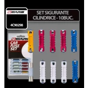 Set sigurante cilindrice 10buc - 4Cars