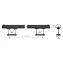 Set suporti portbagaj complet Club din otel, montaj pe bare longitudinale 2buc - S - 110cm