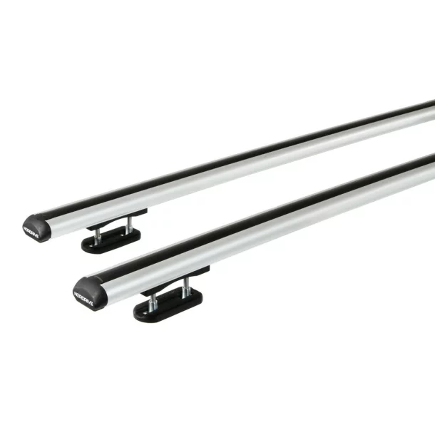 Set suporti portbagaj complet Kuma din aluminiu, montaj pe bare longitudinale 2buc - L - 129cm