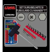 Set surubelnite si tubulare cu maner T Lampa