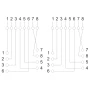 Soclu dublu de perete8P8C UTP Cat.5
