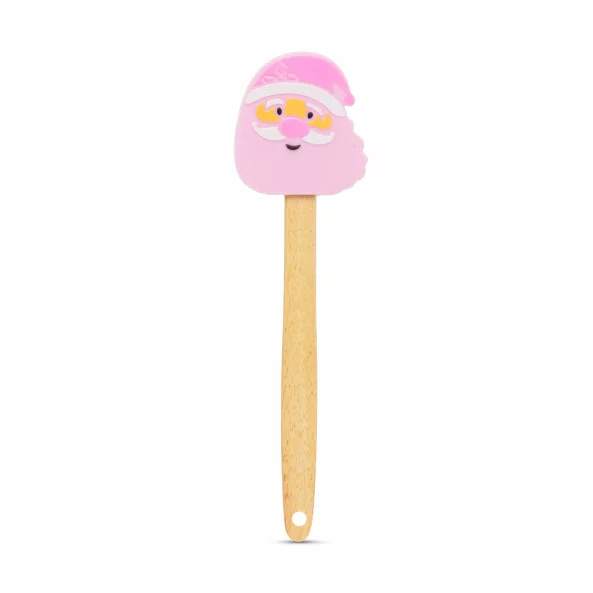 Spatulă din silicon - Moș Crăciun - 29 x 7,6 cm