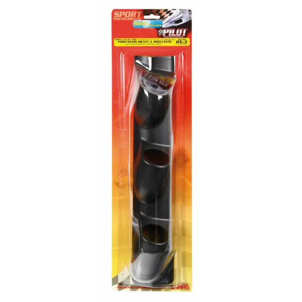 Suport 3 instrumente stalp SX3 (52mm) - Negru - Dreapta