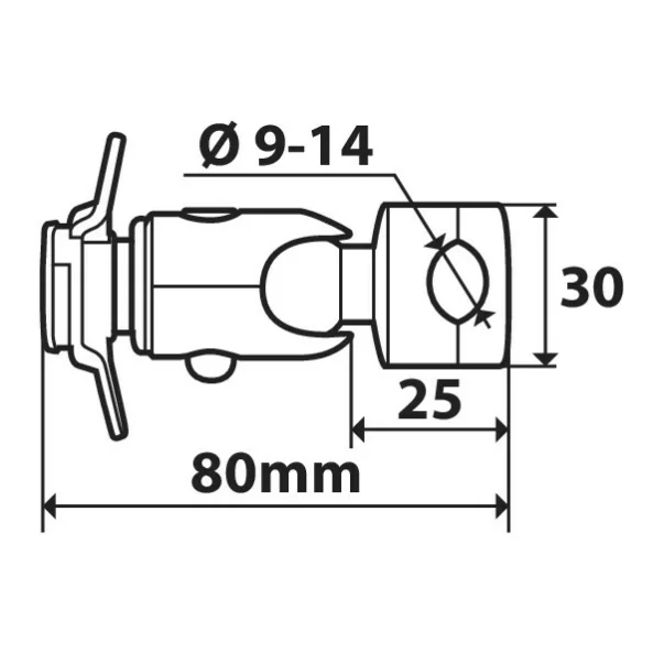 Suport fixare pe oglinzile retrovizoare Opti Mirror pentru carcase telefon mobil Opti Case