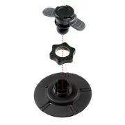 Suport fixare pivotant cu adeziv Opti Stick pentru carcase telefon mobil Opti Case