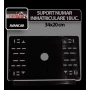 Suport numar inmatriculare 34x20cm 1buc - Negru