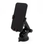 Suport telefon mobil cu ventuza, lungimea bratului reglabila 85-130mm, latime 68-85mm, Negru/Rosu