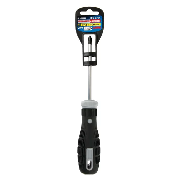 Surubelnita cu cap cruce Crom-Vanadiu Lampa 1buc - PH2x100mm