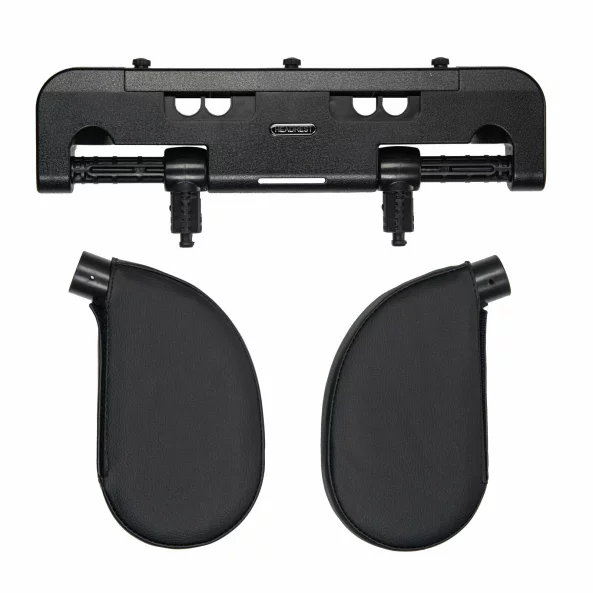 Tetiera auto ergonomica pentru cap si gat, reglabila, 4Cars, Negru