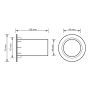 Tub reflex 45/75x125 mm